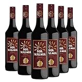 Sol de Málaga - Pack 6 botellas de 75cl - Vino de licor dulce D.O. 'Málaga'